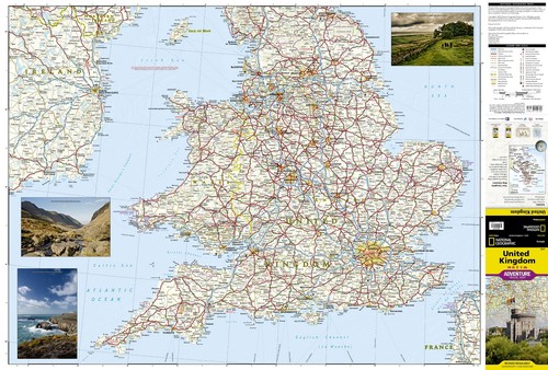 United Kingdom National Geographic Folded Map - Picture 2 of 5