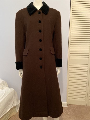 Vintage Halston Lifestyle Coat Plum 