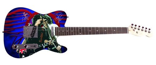 Aerosmith Autographed Photo Guitar - Picture 2 of 3