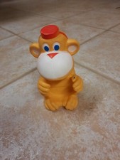 VTG squeaky vinyl monkey toy 6" Studio Girl Made in USA