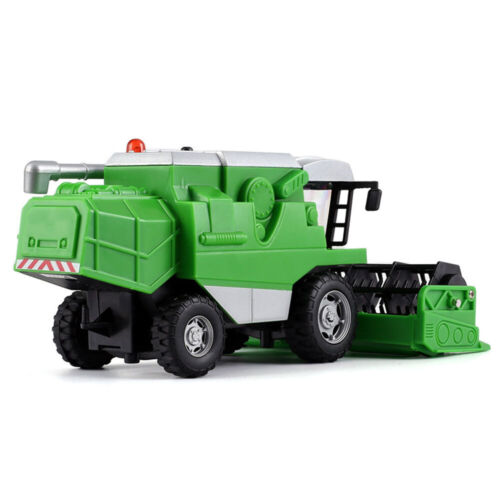 Farm Tractor Front Harvester Diecast Metal Tractor Model Toy Light Sound Green - Picture 9 of 15