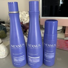 Nexxus HY-VOLUME Weightless Lift Shampoo, Conditioner Cloud Foam Mousse NEW