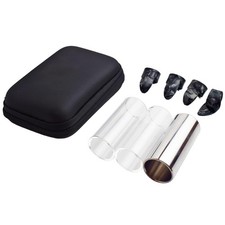 Guitar Slide, 2 Glass Slides  1 Steel Guitar Slide for Electric and Acoustic...