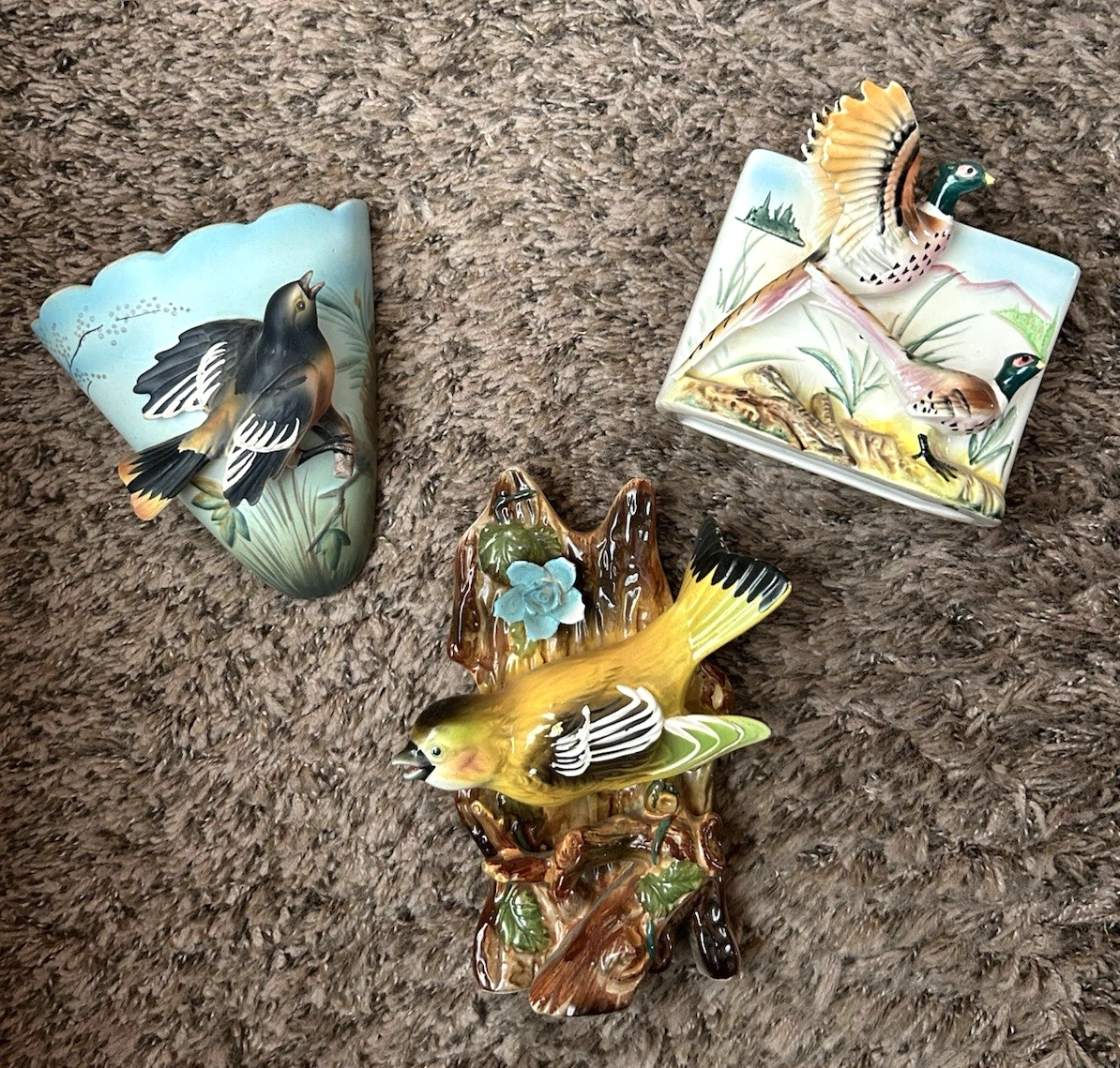 Bird Wall Pocket In Made In Japan Art Pottery for sale | eBay