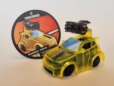 Blokees Transformers Defender Version 1 BUMBLEBEE Vehicle (Transparent) COMPLETE