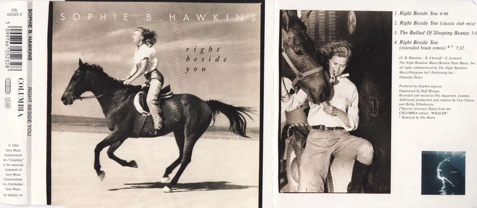 Sophie B. Hawkins - Right Beside You   (4 Track Maxi CD) - Bild 1 von 1