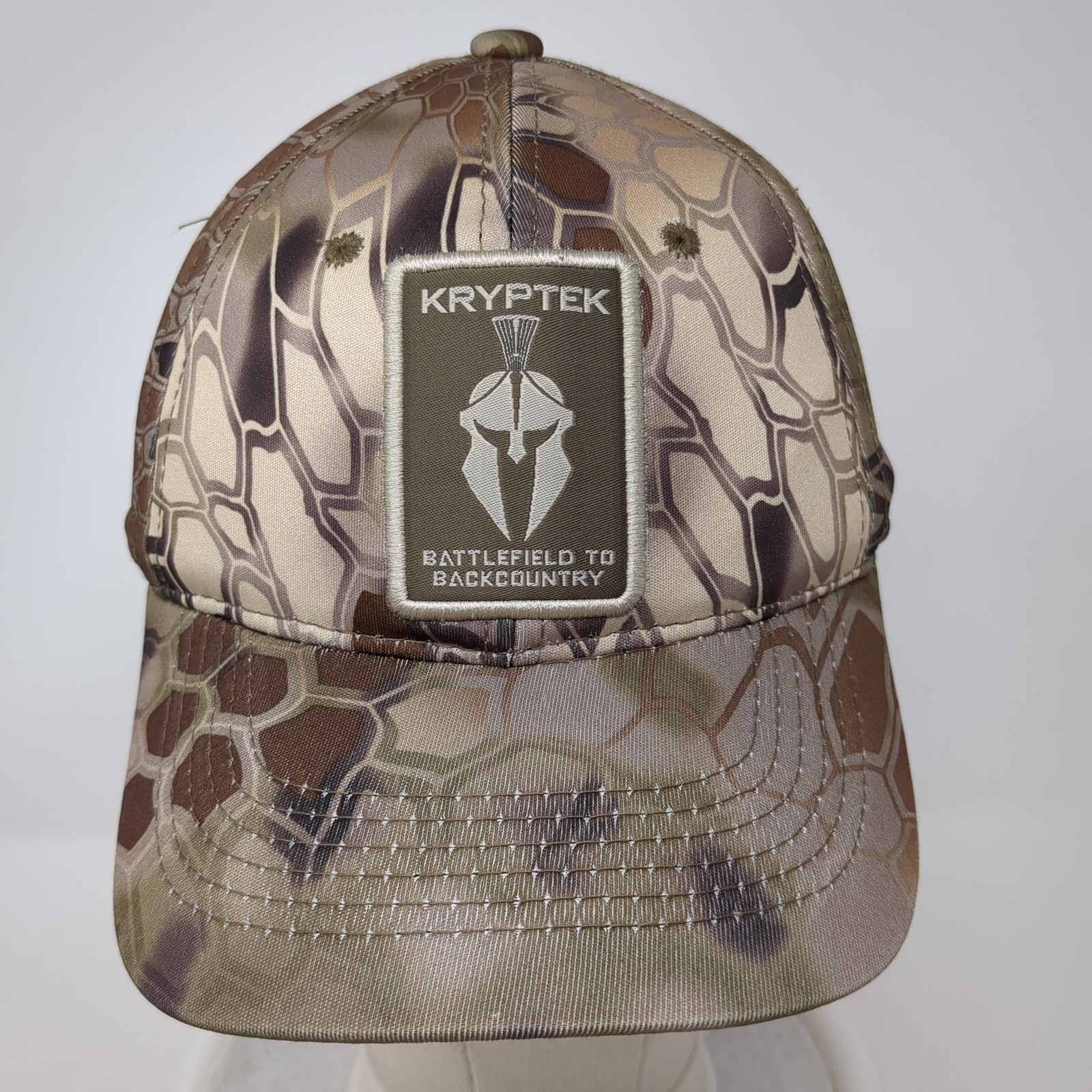 Kryptek Logo Patch Strapback Hat Multicolor Camo … - image 2