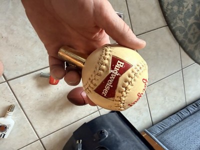 Budweiser Baseball Tap Handle Knob Breweriana 'This Bud's for You'