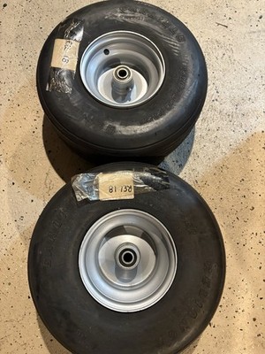 (2) CARLISLE RELIANCE DIXIE CHOPPER 400053 FLAT PROOF 15x600x6 4 PLY WHEELS [AB]