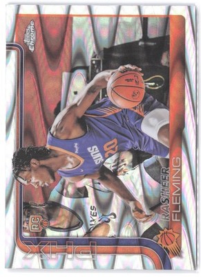 2025-26 Topps Chrome #281 Rasheer Fleming RayWave Refractor