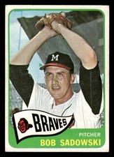 1965 Topps #156 Bob Sadowski - VG-VGEX *TedsCardShack*