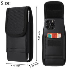 For Google Pixel 5A 6A 7A 8A 9A 10A 5G Nylon Pouch Case Belt Loop Holster Cover