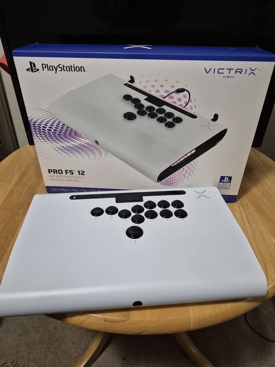 Victrix PRO FS 12 Ergonomic Arcade Fight Stick White Wired USB-C