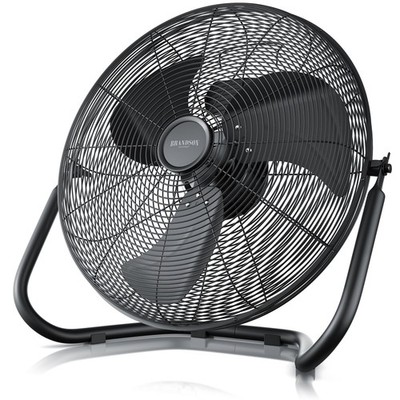 Brandson Ventilator 50cm Windmaschine 120W 5 Blätter Neigbar Schwarz