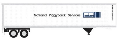Atlas HO 20007832 - Master - 45' Pines Trailer ''National Piggyback Service''
