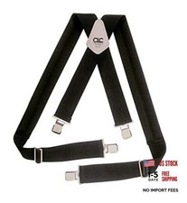 5121 Padded Work Suspenders, unisex, Black