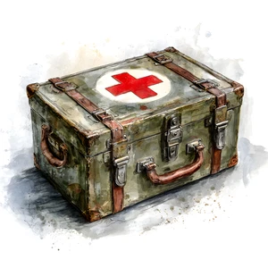 Military Medic First Aid Rifle Sniper Army Weapons War Self Adhesive Sticker