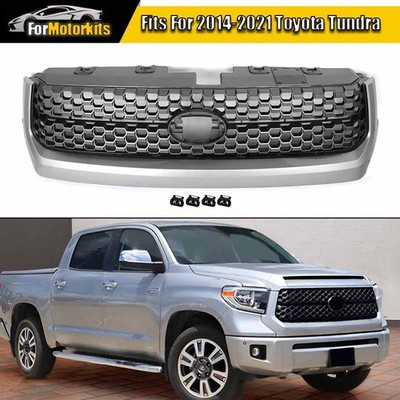 TRD Front Grill Bumper Grille 1D6 Silver Sky & Gray Fits 2014-2021 Toyota Tundra