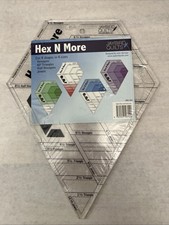 Jaybird Quilts Hex N More Ruler JBQ 2012 USA Made Sealed