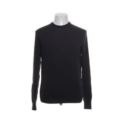 Asket, Strickpullover, Größe: M, THE MERINO WOOL SWEATER, Grau, Merinowolle #zOc