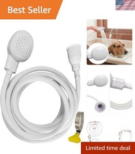 Portable Shampoo Sink Spray Hose, Faucet Attachment with Nozzle for Hair Wash...