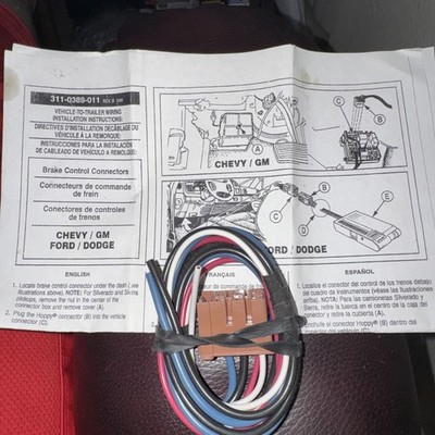 Hopkins Brake Control Wiring for Chevy/GM Ford Dodge 47785 99-02