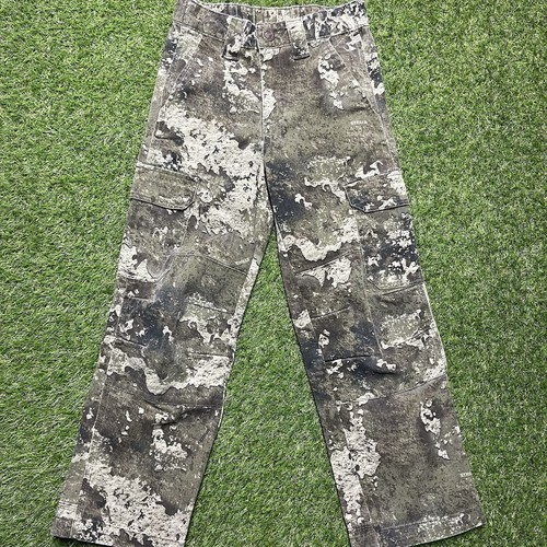 BOYS YOUTH SIZE L RED HEAD SILENT-HIDE CARGO PANTS CAMO HUNTING DOUBLE KNEE