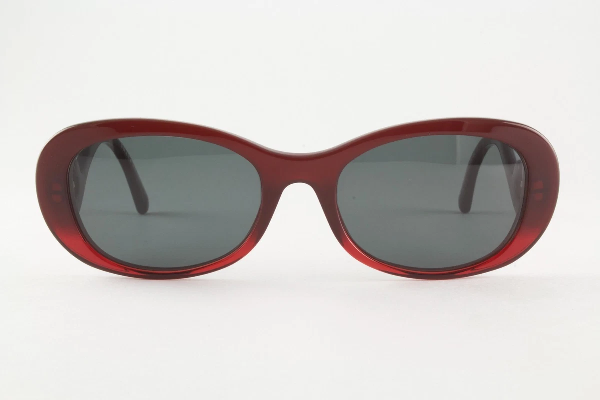 PRADA Red Oval Sunglasses for Women for sale | eBay display picture 3