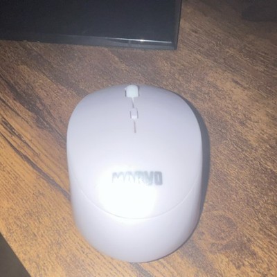 MARVO White Optical Standard Mouse 3 Button Scroll Wheel Ergonomic Design Wired