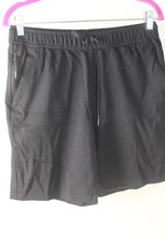 Members Mark Luxe Shorts Women's MED Black Stretch Drawstring Athletic Casual