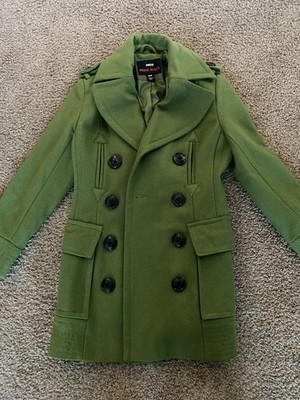 peacoat jacket womens green peacoat