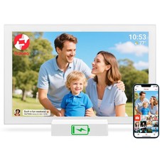 FRAMEO 10.1 inch 32GB Digital Photo Frame with 5000mAh Battery Auto-Rotate
