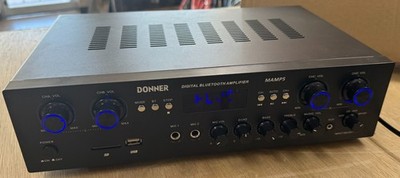 Donner MAMP5 Bluetooth Audio Power Amplifier Receiver 440W 4 Channel HiFi Amp