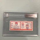 1981 MLB All Star Game Full Ticket BGS 7 Nm Cleveland Municipal Stadium Carter M