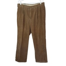 Orvis Vintage Men  s Khaki Corduroy Pants Trousers Size 36 90s Y2K Fall Winter