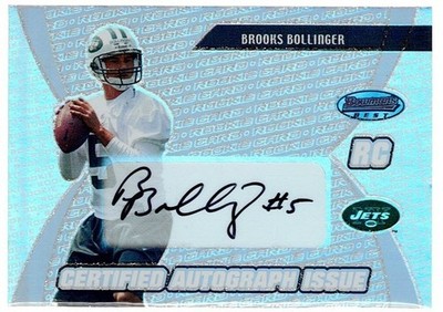 BROOKS BOLLINGER - RC - AUTO - 2003 Bowman's Best #128