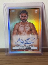 2024 JOSE RAMIREZ TOPPS CHROME BOXING 1951 TOPPS RINGSIDE AUTO 021/150!!