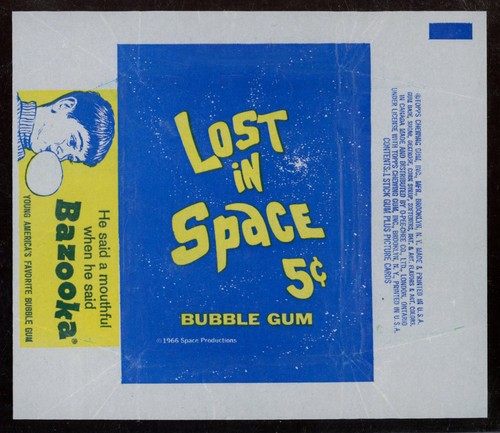 1966 Topps Lost In Space Wax Wrapper
