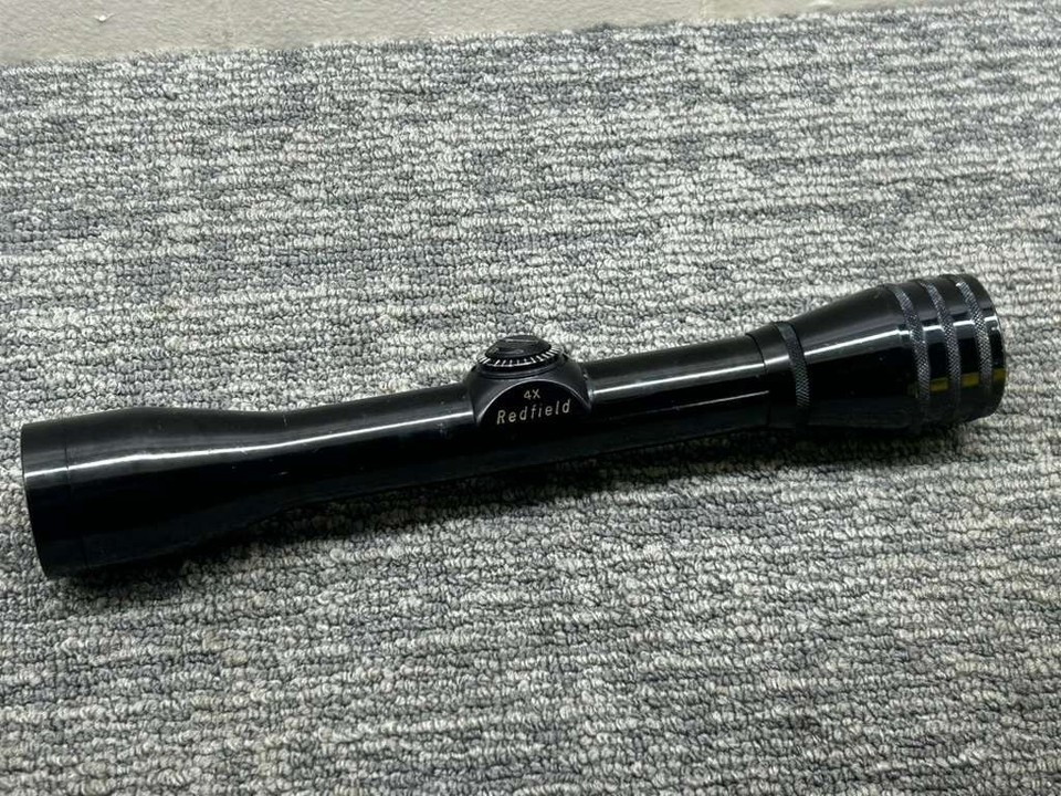 Fixed Power Rimfire Scope 4x Redfield 4X Fixed Power Rifle Scope Gloss Black Vintage Optic - 97349 ...