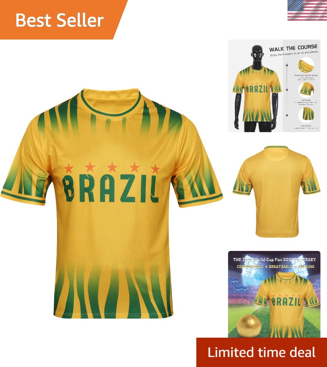 Lightweight World Cup Soccer Jersey - Celebrate Your Country in Style for 2026
