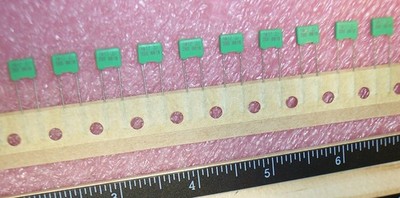 QTY (100) .012uf 250V 5% RADIAL METALLIZED FILM CAPACITORS MKT1817-312/254