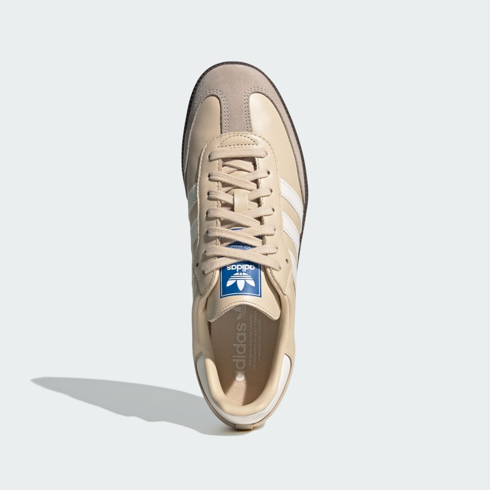 Adidas Samba OG Sneakers in Sand Strata/Core White, Sizes 4-12 image 2