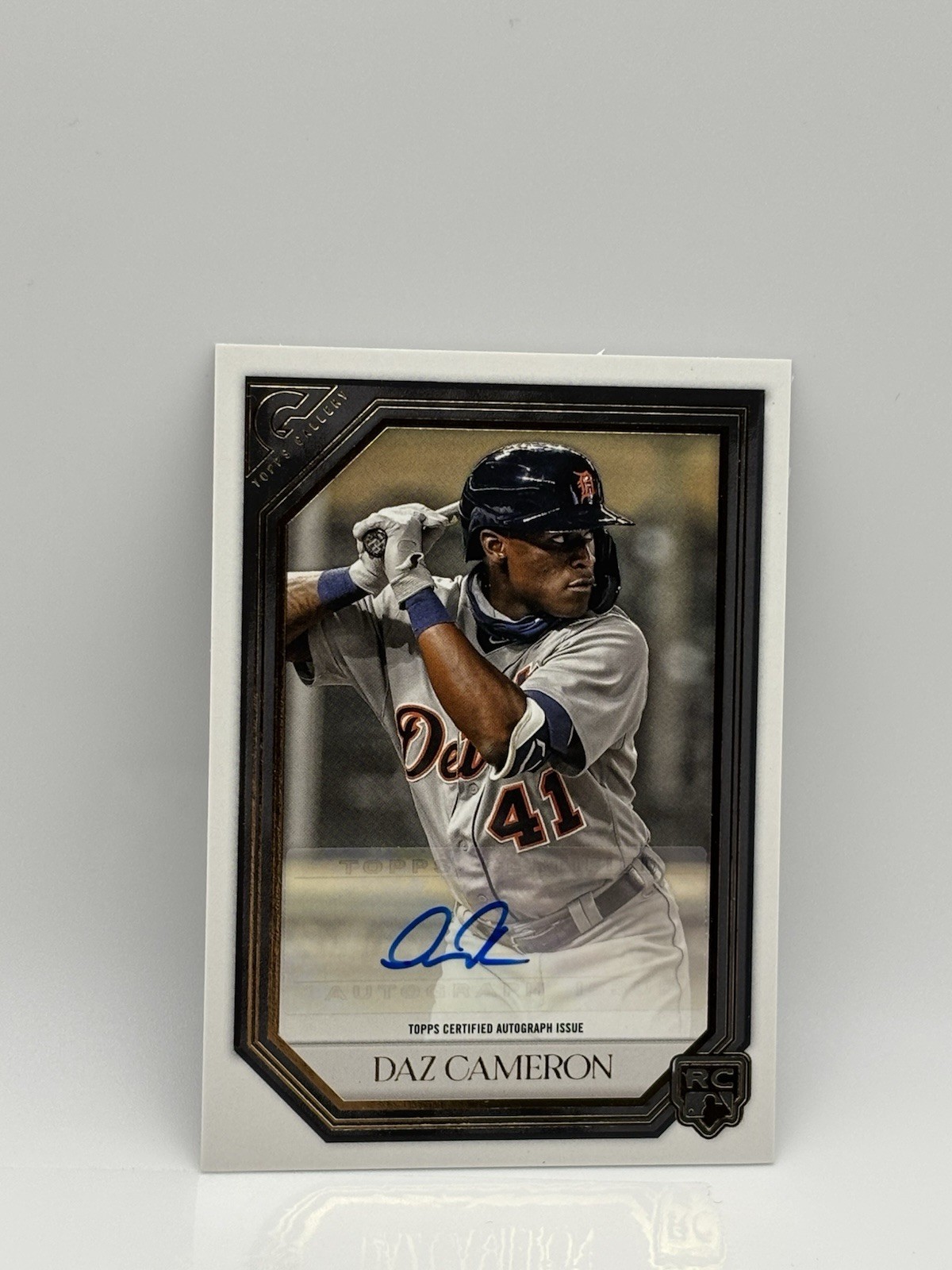 DAZ CAMERON 2021 Topps Gallery Rookie RC Auto #RA-DCA Detroit Tigers