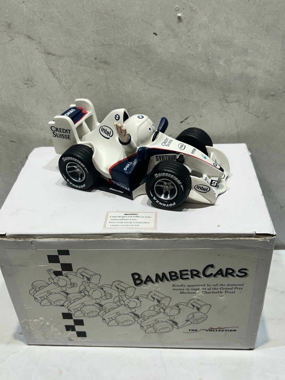 The JIM BAMBER COLLECTION BMW Sauber F1 Formula 1 Model Car Ornament Boxed RARE