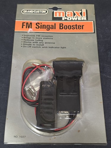 Maxi power fm signal Antenna booster New Old Stock