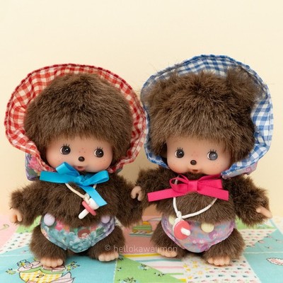 fafa x Bebichhichi Boy & Girl Baby Monchhichi Plush Doll Sekiguchi
