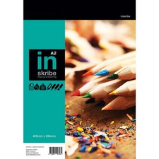 A2 Sketch Pad Cartridge Paper Book White Drawing Sketching 150gsm 25 Sheets UK