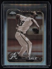 #144 2024 Topps Chrome Chris Sale Sepia Refractors Atlanta Braves