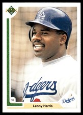 Lenny Harris 1991 Upper Deck #239 Dodgers MLB READ FREE SHIPPING AutographDen