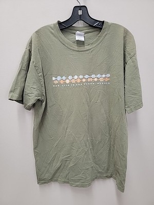 Moe Play Las Vegas T Shirt New Year's 2005 Mens Large Green Y2K 